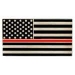 FIRE DEPARTMENT THIN RED LINE US FLAG PIN